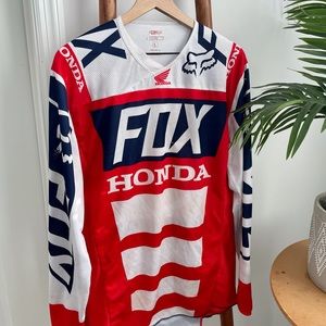 Fox 180 Honda Jersey Large T-Shirt